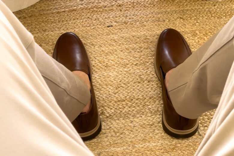 Amberjack Slip-On review on feet - Luxe Digital