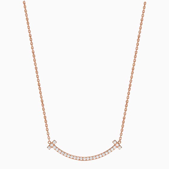 best jewelry brands tiffany t medium smile pendant - Luxe Digital