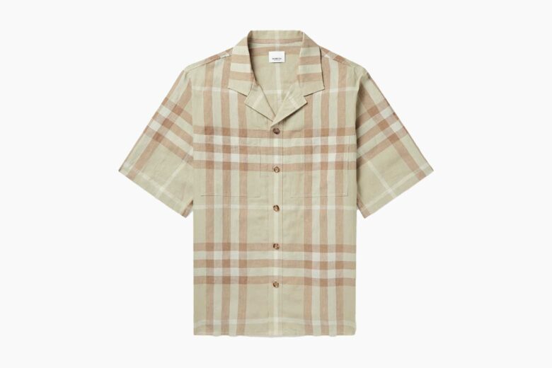 best linen shirts men burberry review - Luxe Digital