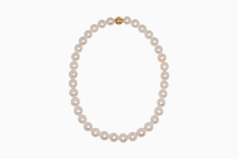 best necklaces women anine bing classic pearl choker review - Luxe Digital