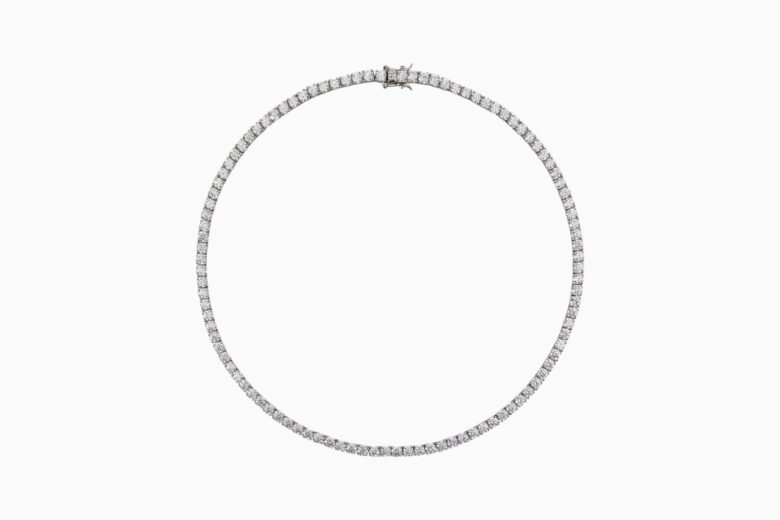 best necklaces women dorsey kate white sapphire riviere silver review - Luxe Digital