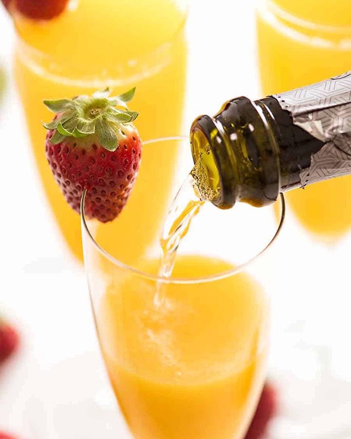 dom perignon cocktail recipe mimosa orange - Luxe Digital