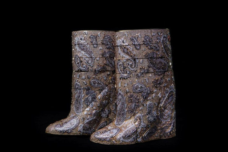 most expensive shoes af vandevorst diamond boots review - Luxe Digital