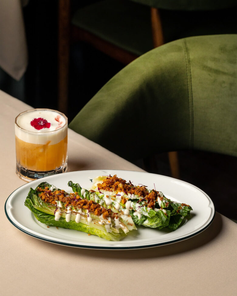 three cuts steakhouse dubai review salad - Luxe Digital