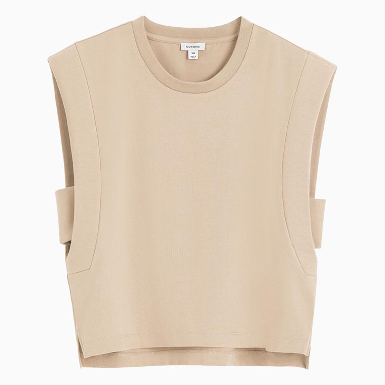 women smart casual dress code guide cuyana cropped tank - Luxe Digital