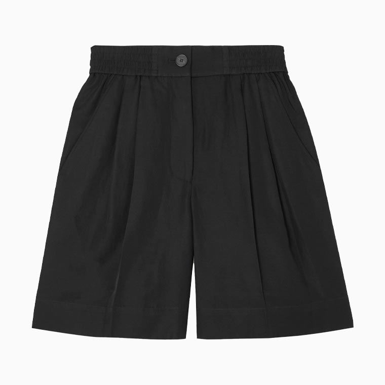 women smart casual dress code guide joseph taymount pleated silk and cotton blend shorts - Luxe Digital