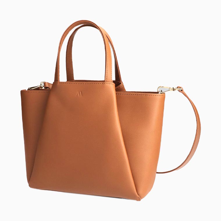 women smart casual dress code guide kaai mini pyramid cognac - Luxe Digital